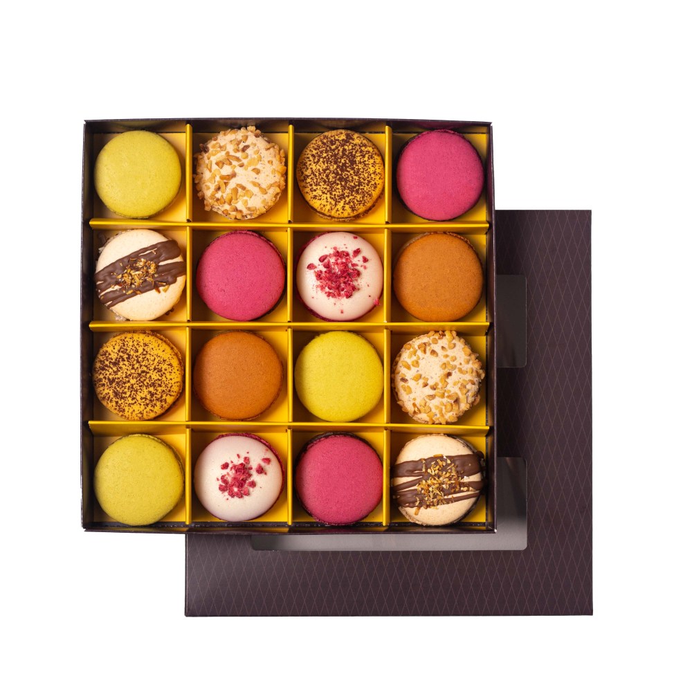 Velká krabička makronek 16 ks OLLIES