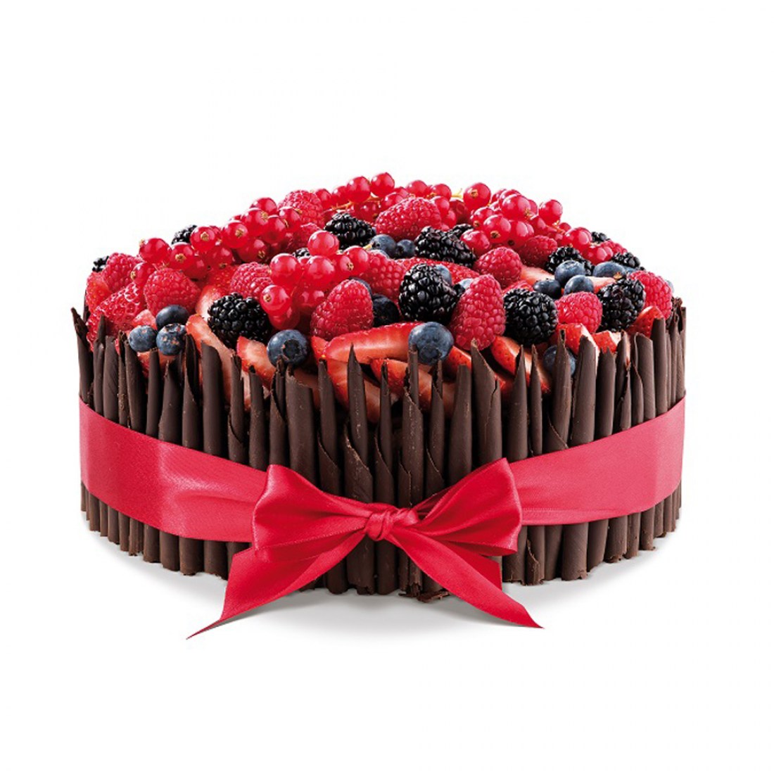 Dort s čokoládovými ruličkami a ovocem Ollies