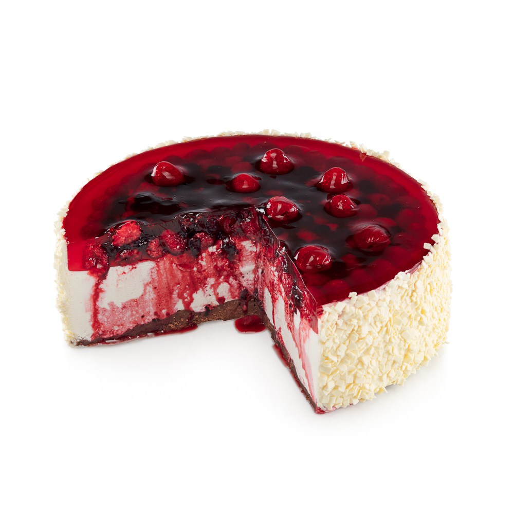 Řez dortem New York cheesecake Ollies